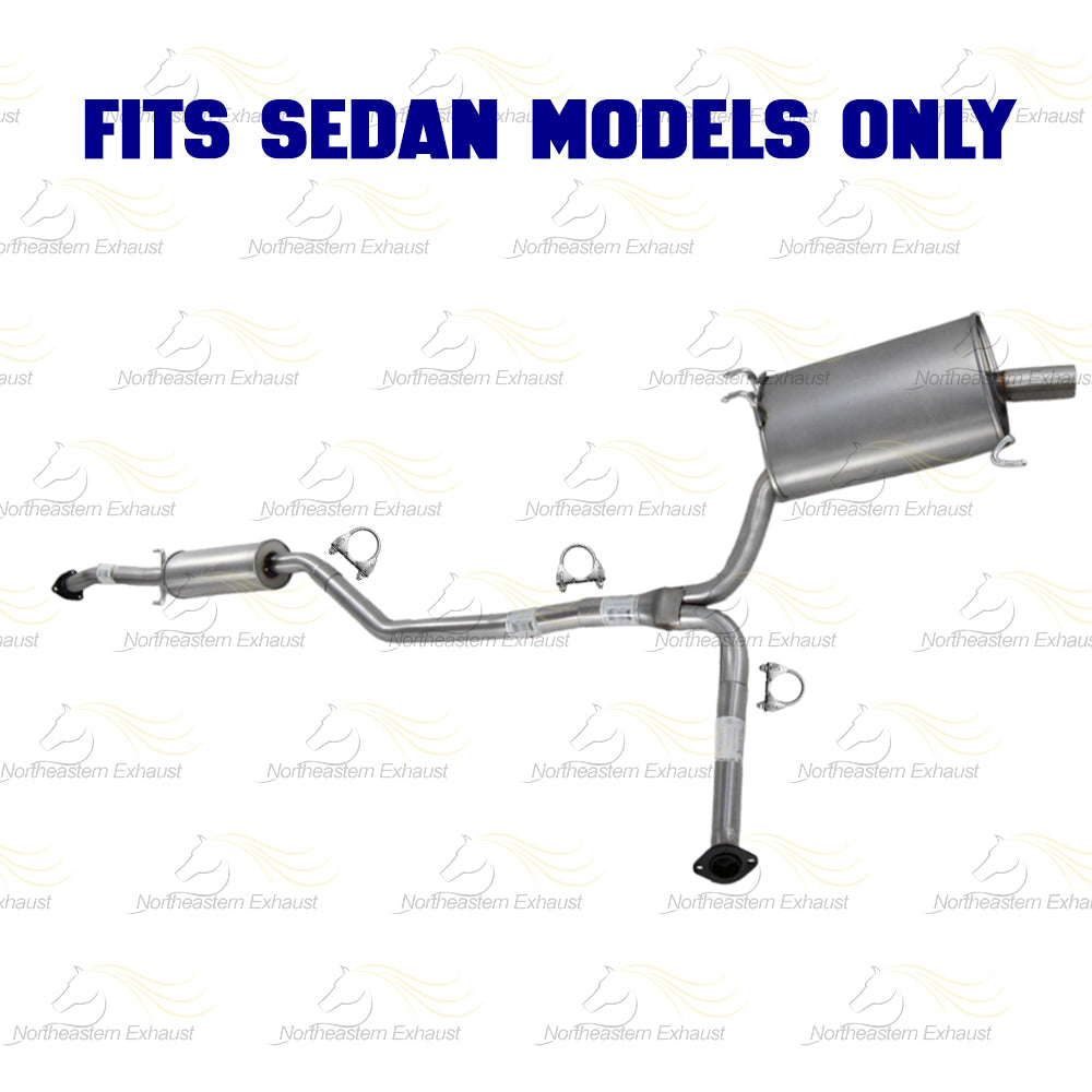 2009-2014 Acura TSX 2.4L SEDAN Exhaust Passenger Side Muffler Assembly & Driver Side Muffler Kit