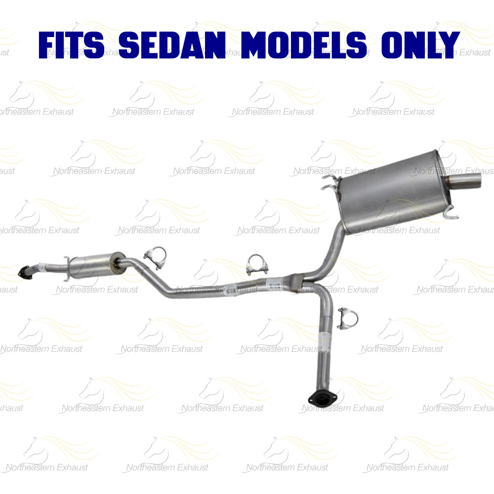 2009-2014 Acura TSX 2.4L SEDAN Exhaust Catalytic w/ Passenger & Driver Side Muffler Kit - EPA Approved