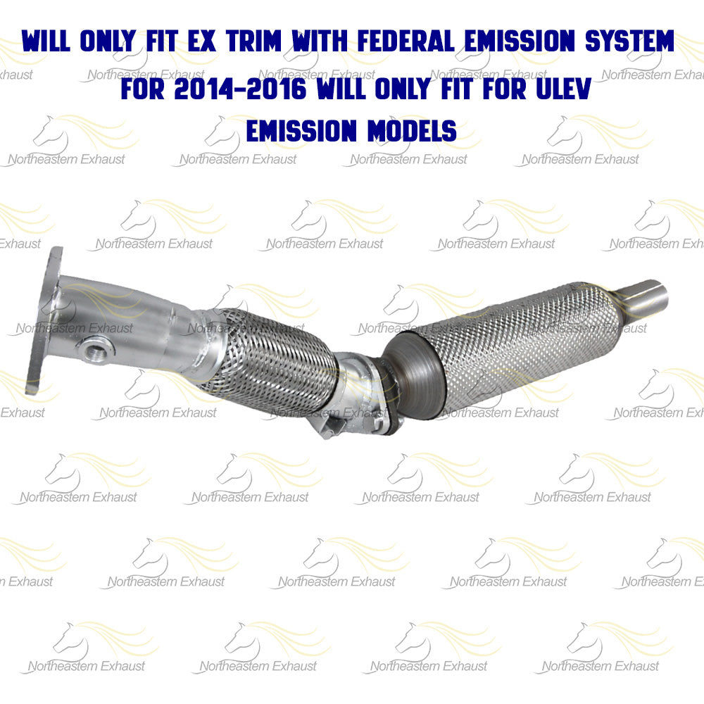2014-2018 Kia Forte 2.0L Direct-Fit Exhaust Front Pipe w/ Catalytic Converter Kit