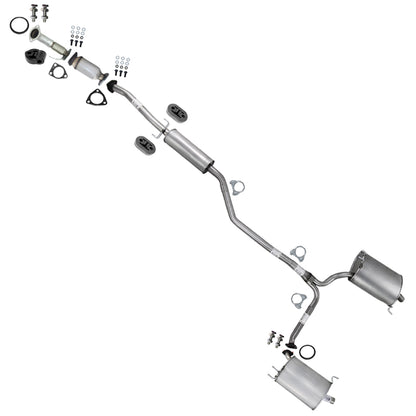 2009-2014 Acura TSX 2.4L SEDAN Exhaust Front Pipe Catalytic & Muffler Assembly Kit w/ Hangers - EPA Approved