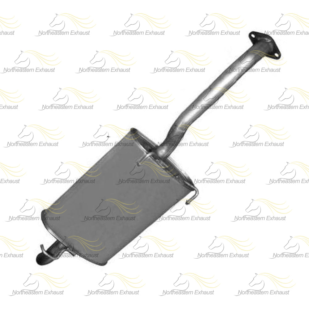 Exhaust Muffler w/ Hangers fits: 2000-2002 Hyundai Accent 1.5L | 2001-2005 Hyundai Accent 1.6L