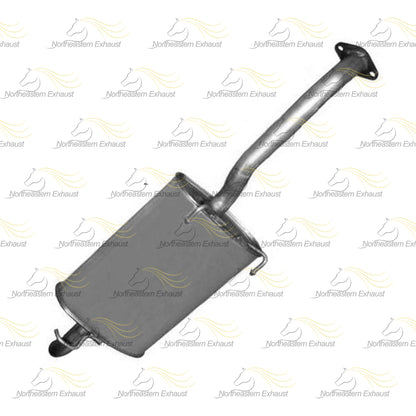 Exhaust Muffler w/ Hangers fits: 2000-2002 Hyundai Accent 1.5L | 2001-2005 Hyundai Accent 1.6L