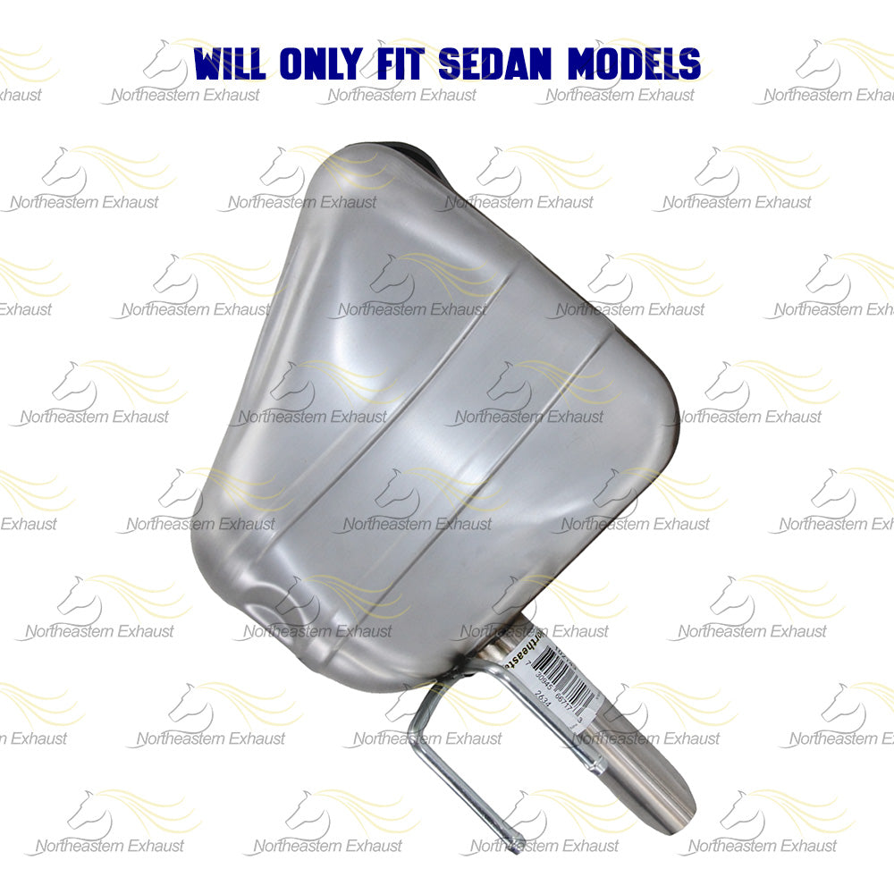 2016-2021 Honda Civic 1.5L SEDAN Exhaust Driver Side Muffler