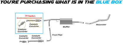2005-2012 Pathfinder, 2005-2015 Xterra 4.0L Exhaust Catalytic Converter Kit | Front & Rear Passenger Side