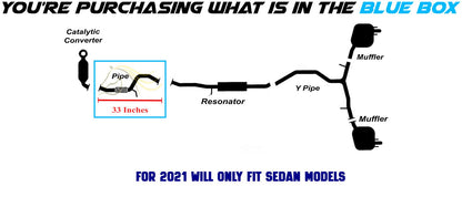 2016-2021 Honda Civic 1.5L Exhaust Front Pipe