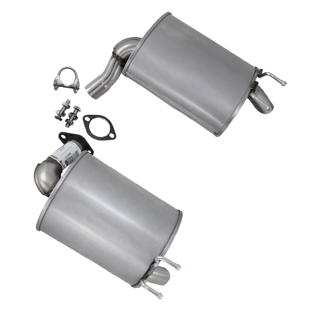 2017-2019 Honda CR-V 1.5L Stainless Steel Pair of Exhaust Muffler