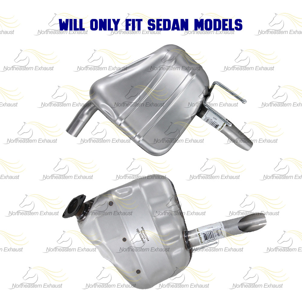 2016-2021 Honda Civic 1.5L SEDAN Pair of Exhaust Muffler