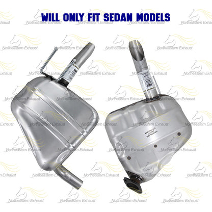 2016-2021 Honda Civic 1.5L SEDAN Pair of Exhaust Muffler