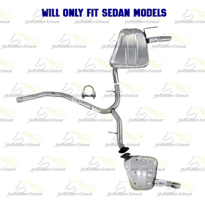 2016-2021 Honda Civic 1.5L SEDAN Y-Pipe w/ Pair of Mufflers Kit
