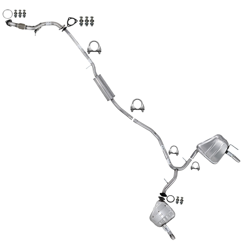 2016-2021 Honda Civic 1.5L SEDAN Cat back Exhaust System