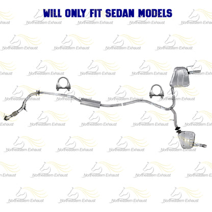 2016-2021 Honda Civic 1.5L SEDAN Cat back Exhaust System