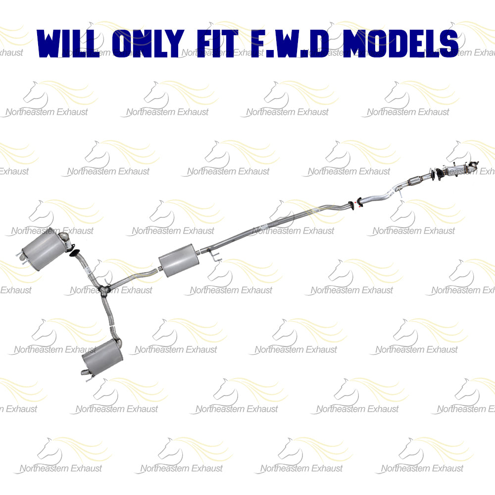 2017-2019 Honda CR-V 1.5L FWD Complete Exhaust System with EPA Catalytic
