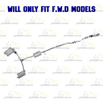 2017-2019 Honda CR-V 1.5L FWD Complete Exhaust System with EPA Catalytic