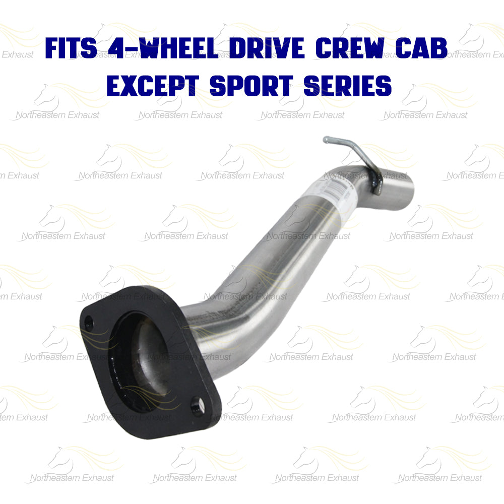 2001-2004 Chevy S10 & GMC Sonoma 4.3L 4WD Stainless Steel Front Pipe & Muffler with Hanger Kit