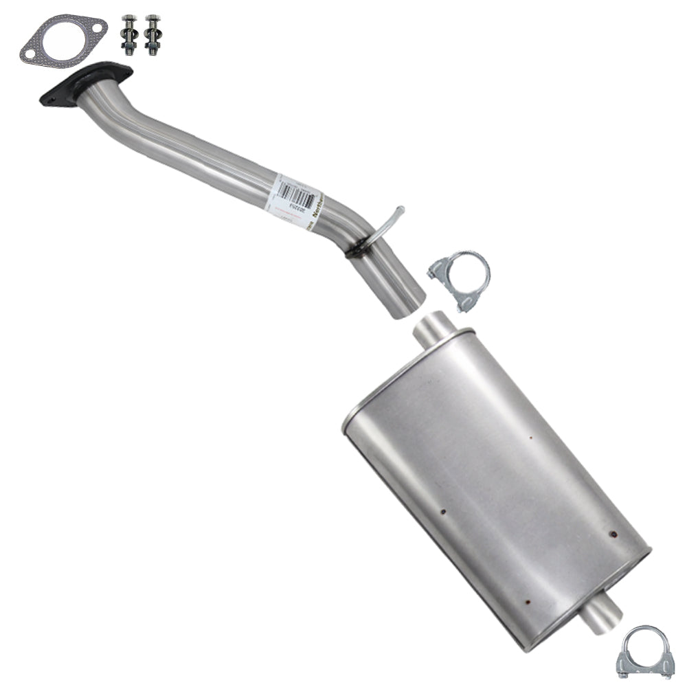 2001-2004 Chevy S10 & GMC Sonoma 4.3L 4WD Stainless Steel Front Pipe & Muffler