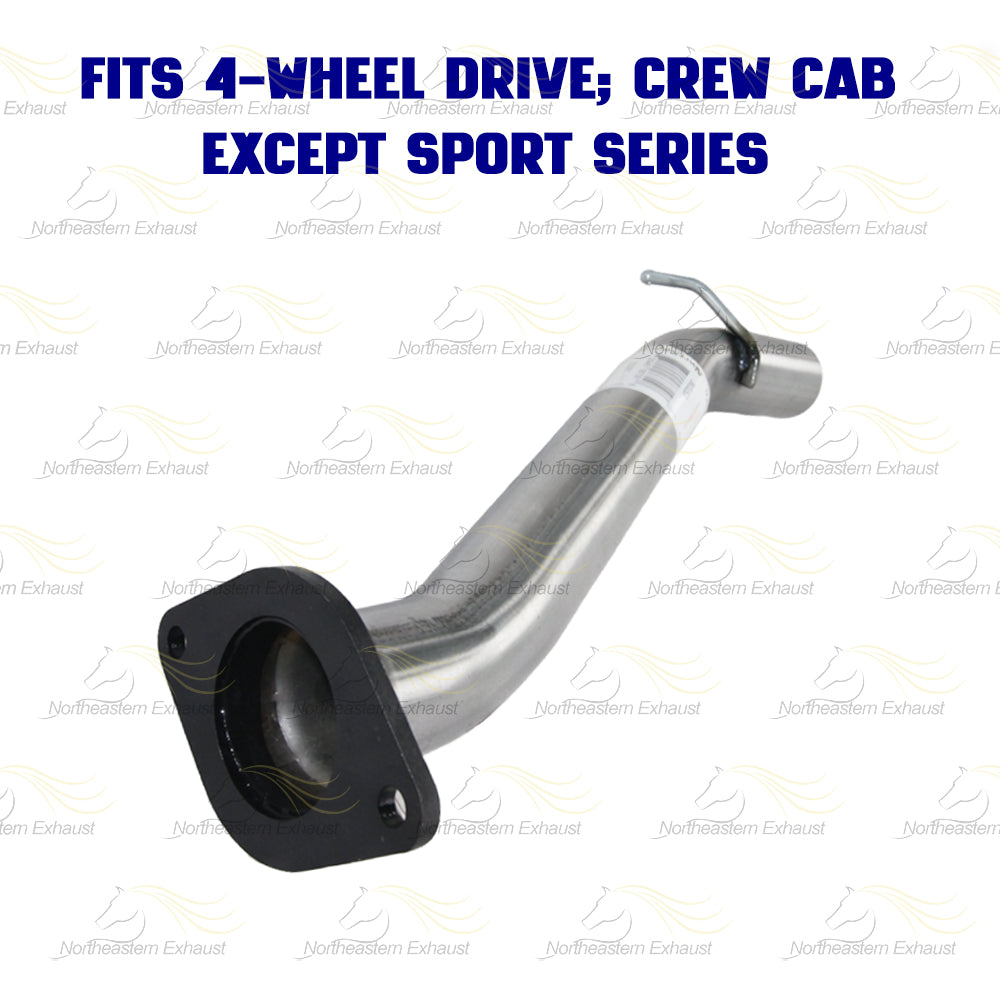 2001-2004 GMC Sonoma 4.3L Stainless Steel Cat-Back Exhaust Kit w/ Hangers - 4WD