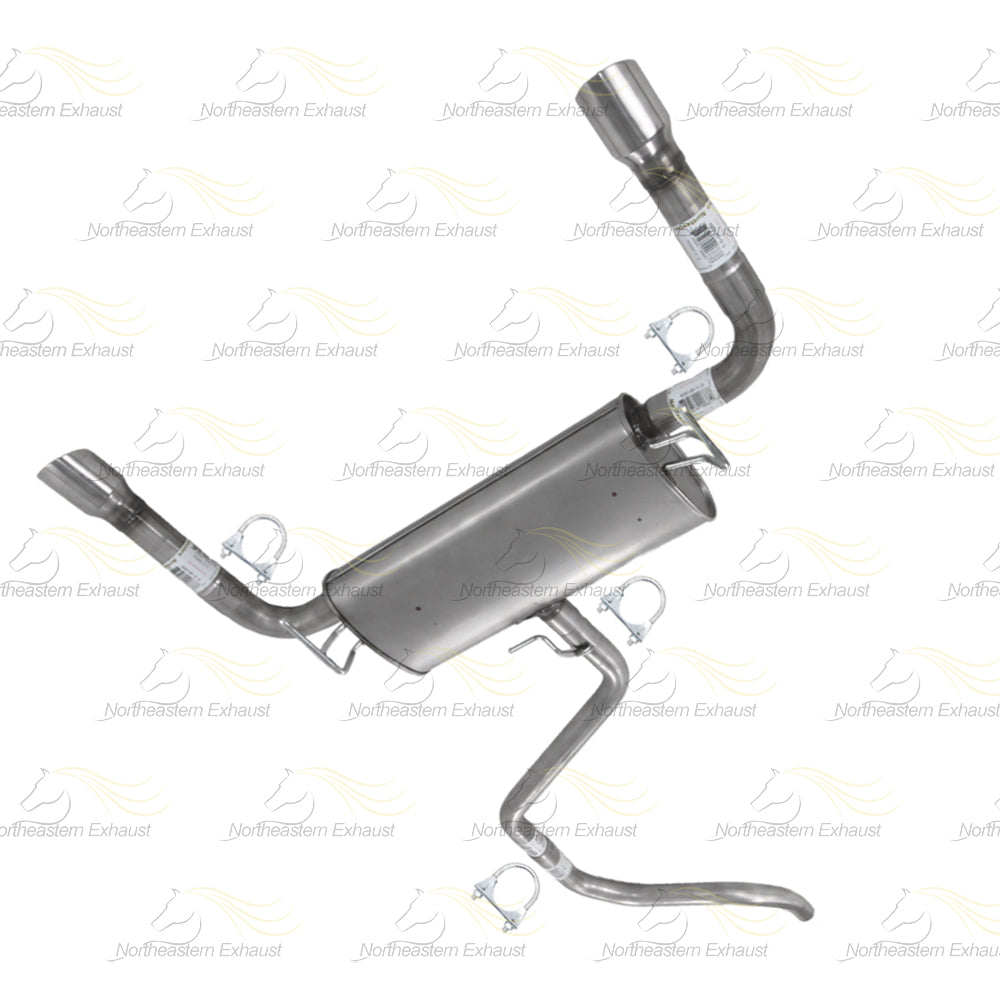 2008-2012 Chevy Malibu 3.6L Stainless Steel Exhaust Intermediate Pipe & Muffler Assembly with Hangers Kit