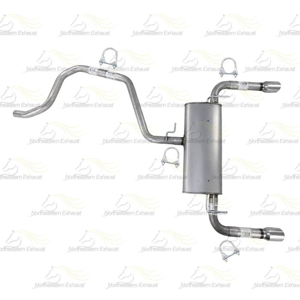 2008-2012 Chevy Malibu 3.6L Stainless Steel Exhaust Intermediate Pipe & Muffler Assembly with Hangers Kit