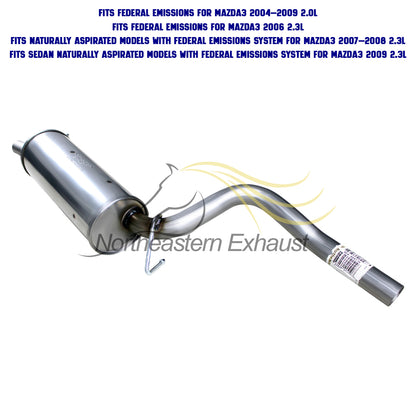 2004-2009 Mazda 3 Exhaust Muffler