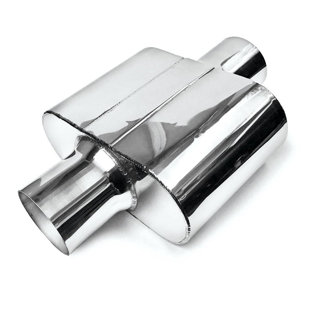 Performance Exhaust Single Chamber Muffler 2.5in INLET/OUTLET