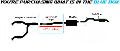 2009-2014 Chevy Tahoe Exhaust Extension Pipe