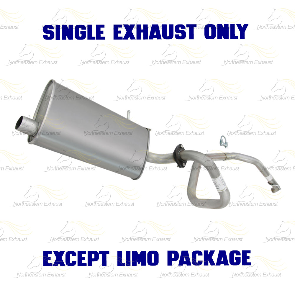 2003-2011 Grand Marquis/Crown Victoria 4.6L Exhaust Muffler and Tail Pipe