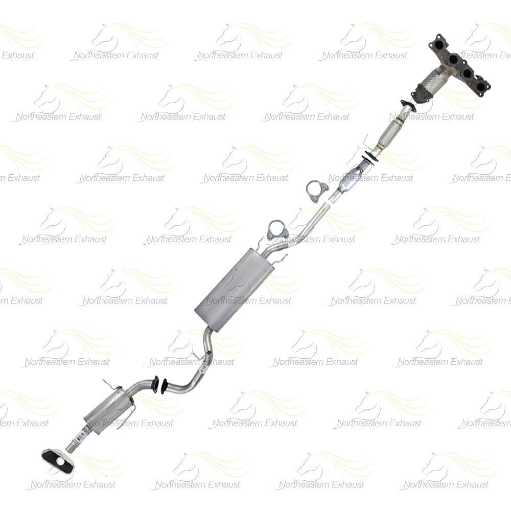 2013-2018 Hyundai Santa Fe Sport 2.4L Complete Exhaust System w/ Tip & Hangers - EPA Approved