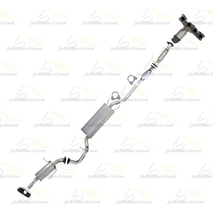 2013-2018 Hyundai Santa Fe Sport 2.4L Complete Exhaust System w/ Tip & Hangers - EPA Approved