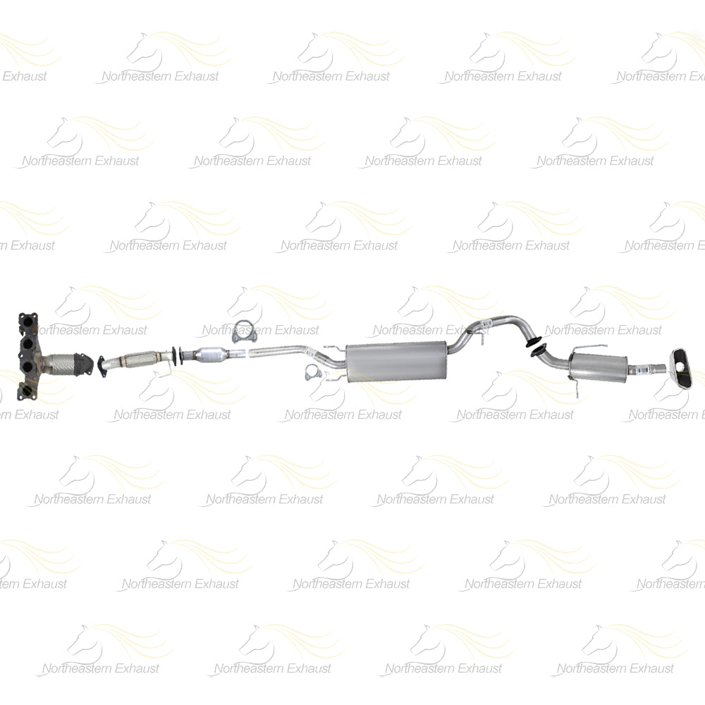 2013-2018 Hyundai Santa Fe Sport 2.4L Complete Exhaust System w/ Tip & Hangers - EPA Approved