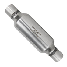 Stainless Steel Universal Chamber Round Performance Muffler 2.75" Inlet & 2.75" Outlet 18" Long