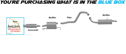 2014-2016 Kia Soul 2.0L Stainless Steel Exhaust Front Pipe