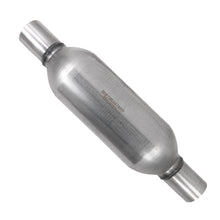Stainless Steel Single Universal Chamber Round Performance Muffler 2.25" ID/OD 18" Long