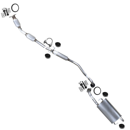2005-2008 Toyota Corolla 1.8L Catalytic, Resonator Pipe, Muffler Complete Exhaust System Kit  with EPA-Approved