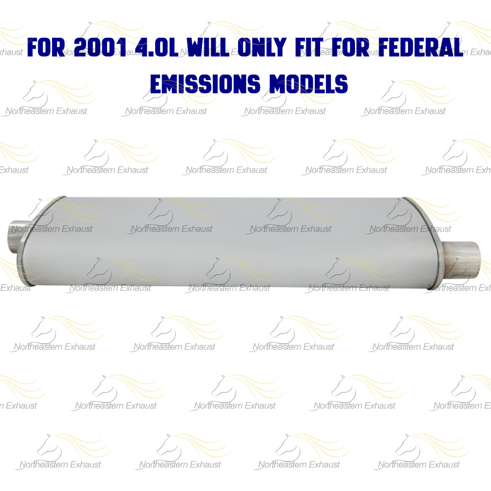 1999-2001 Jeep Grand Cherokee 4.0L/4.7L Exhaust Muffler