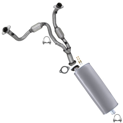 2007-2010 Jeep Grand Cherokee 3.7L Exhaust Catalytic Converter with Muffler Kit - EPA Approved