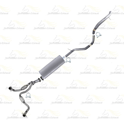Stainless Steel Complete Exhaust System for 2007-2010 Jeep Commander & 2008-2010 Grand Cherokee 3.7L - EPA Approved