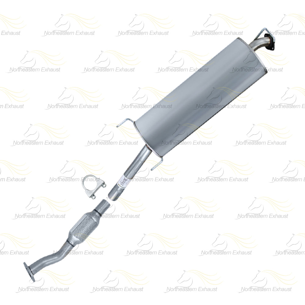 2006-2008 Toyota RAV4 2.4L Stainless Steel Exhaust Rear Catalytic w/ Muffler Kit - EPA Approved