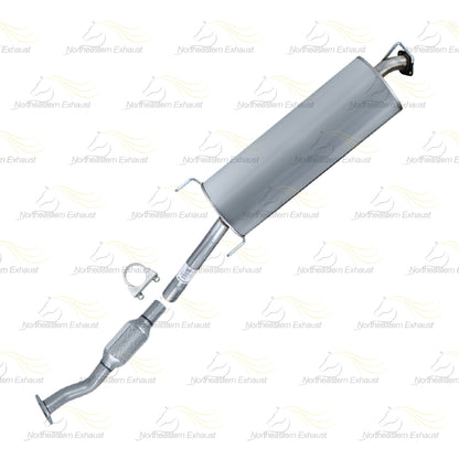 2006-2008 Toyota RAV4 2.4L Stainless Steel Exhaust Rear Catalytic w/ Muffler Kit - EPA Approved