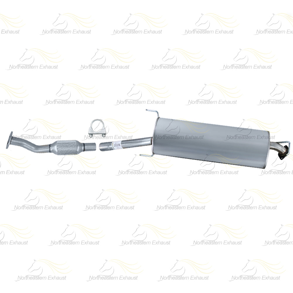 2006-2008 Toyota RAV4 2.4L Stainless Steel Exhaust Rear Catalytic w/ Muffler Kit - EPA Approved
