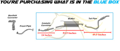 2009-2012 Toyota RAV4 2.5L Stainless Steel Rear Catalytic w/ Muffler & Tail Pipe Kit - EPA Approved