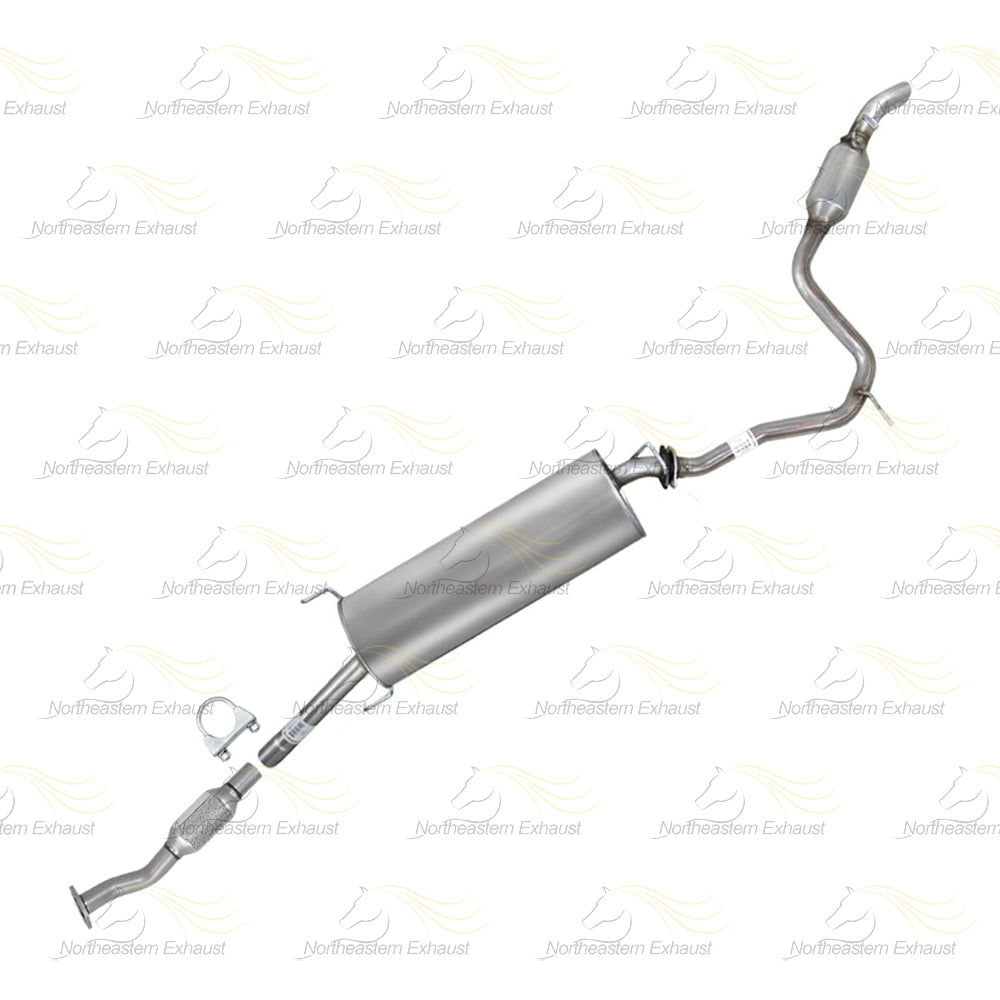 2009-2012 Toyota RAV4 2.5L Stainless Steel Rear Catalytic w/ Muffler & Tail Pipe Kit - EPA Approved