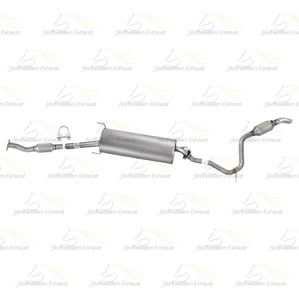 2009-2012 Toyota RAV4 2.5L Stainless Steel Rear Catalytic w/ Muffler & Tail Pipe Kit - EPA Approved
