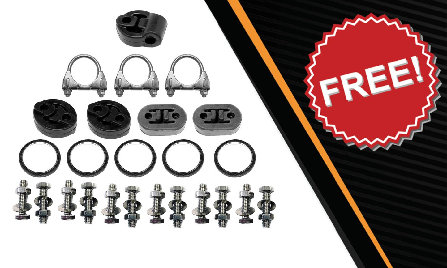 2008-2012 Honda Accord 3.5L SEDAN Pair of Exhaust Muffler & Resonator Pipe Kit Stainless Steel