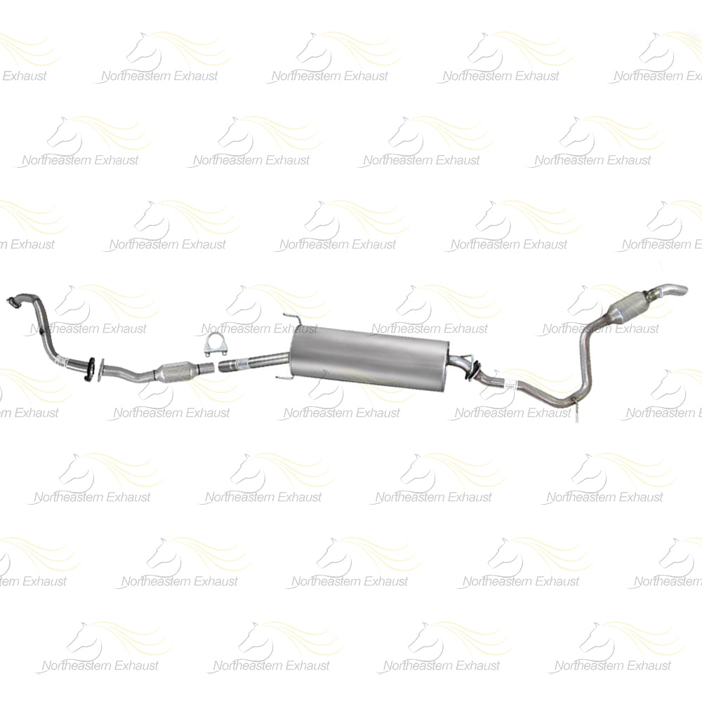 2006-2008 Toyota RAV4 2.4L Front Pipe w/ Rear Catalytic & Muffler Tail Pipe Kit - EPA Approved