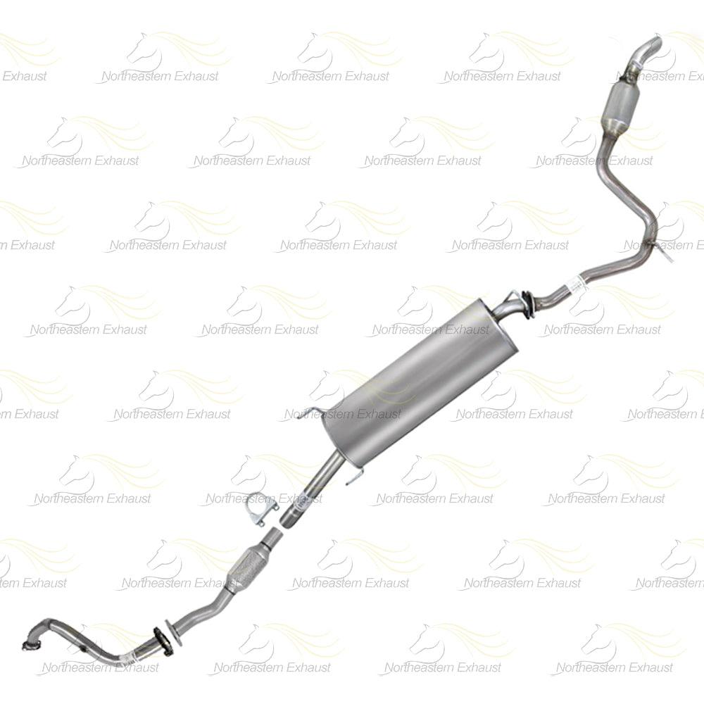2009-2012 Toyota RAV4 2.5L Front Pipe w/ Rear Catalytic & Muffler Tail Pipe Kit - EPA Approved