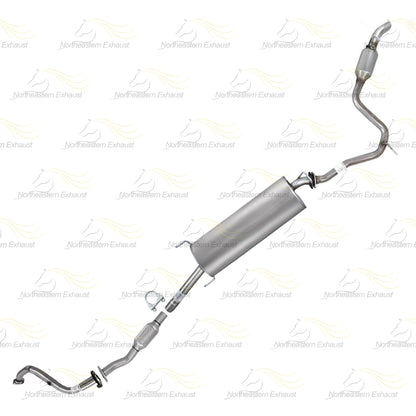 2009-2012 Toyota RAV4 2.5L Front Pipe w/ Rear Catalytic & Muffler Tail Pipe Kit - EPA Approved