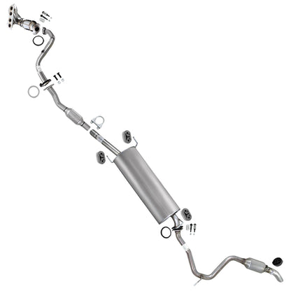 2009-2012 Toyota RAV4 2.5L Stainless Steel Complete Exhaust System - EPA Approved