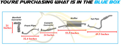 2009-2012 Toyota RAV4 2.5L Stainless Steel Complete Exhaust System - EPA Approved