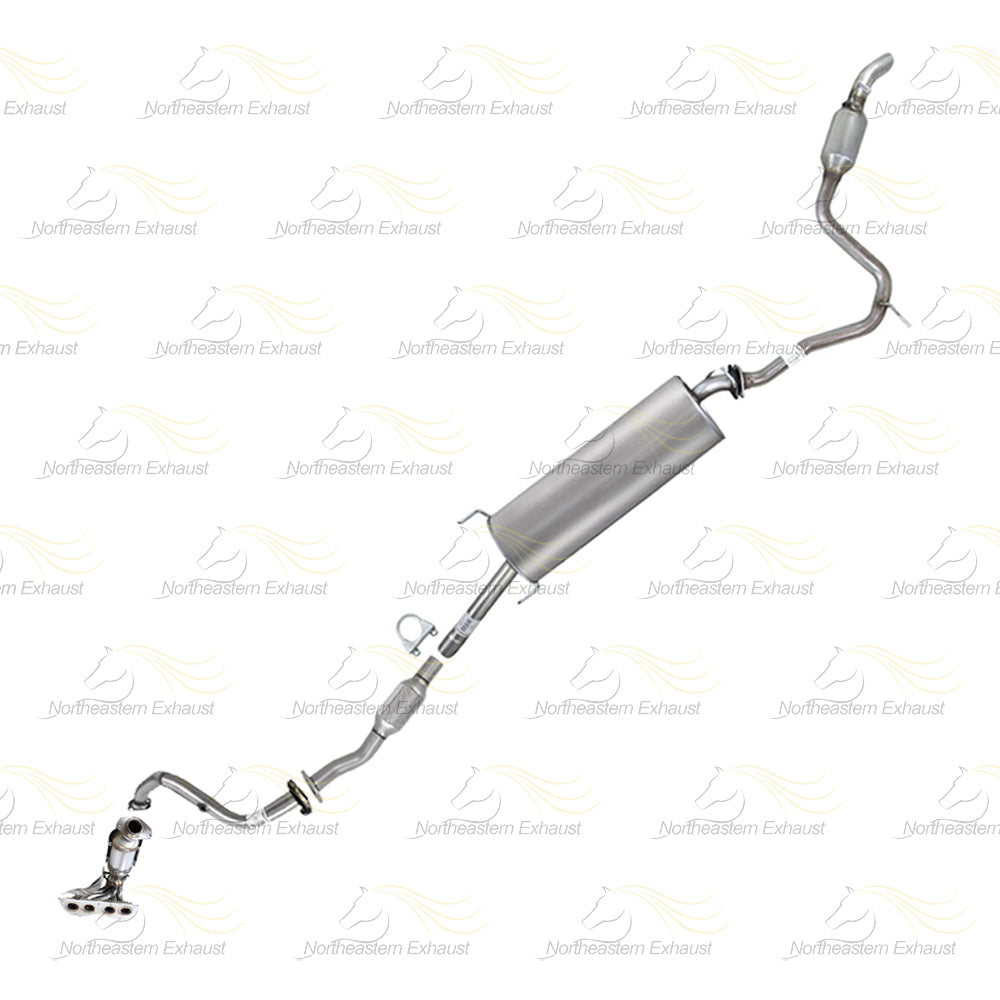 2009-2012 Toyota RAV4 2.5L Stainless Steel Complete Exhaust System - EPA Approved