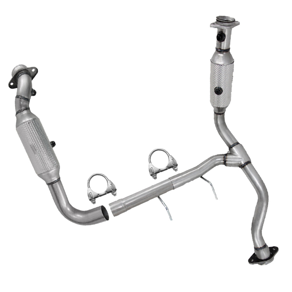 2009-2010 Ford F-150 4.6L 4WD Stainless Steel Pair of Exhaust Catalytic Converter Kit - EPA Approved
